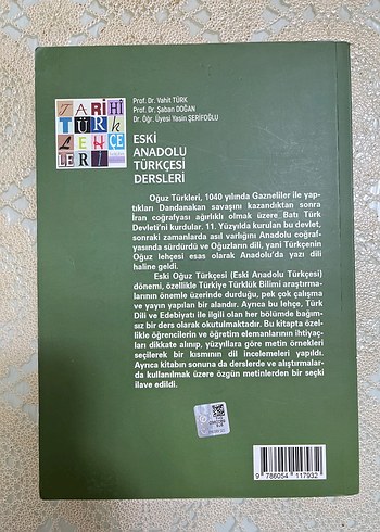 Eski Anadolu Türkçesi Dersleri Kitabı