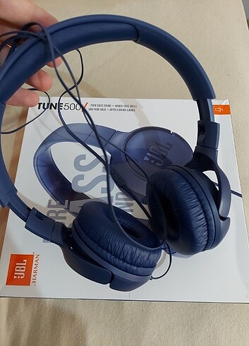 JBL T500 KABLOLU KULAKLIK ALALI 2 AY OLDU KUTU FAT GARANTI BELGE