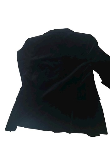 Siyah Süet Kadın Blazer Ceket - Görsel 3