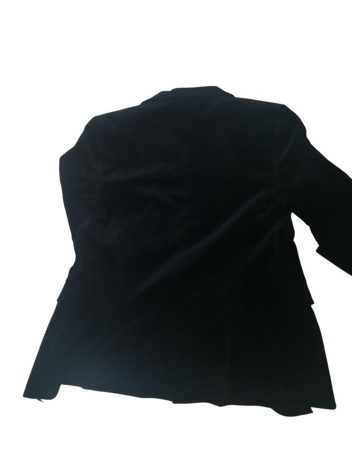 Siyah Süet Kadın Blazer Ceket - Görsel 3