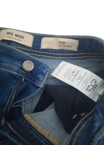 Kadın Lacivert Kot Pantolon - Görsel 3