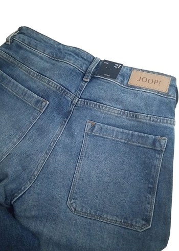 Lacivert Midi Bayan Denim Pantolon - Görsel 3