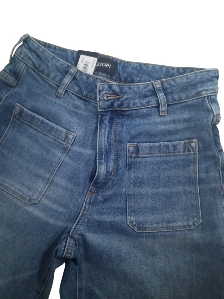 Lacivert Midi Bayan Denim Pantolon - Görsel 2