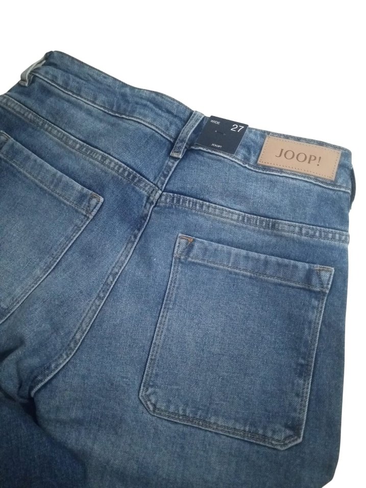 Lacivert Midi Bayan Denim Pantolon - Görsel 3