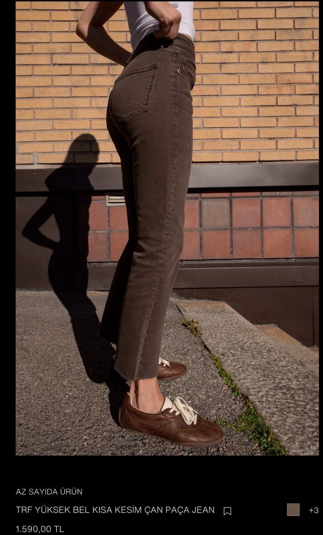 Zara etiketi üzerinde pantolon - Görsel 2