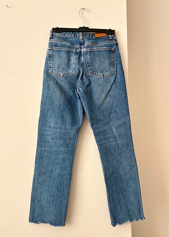 xs Beden mavi Renk Mango Straight Fit Jean