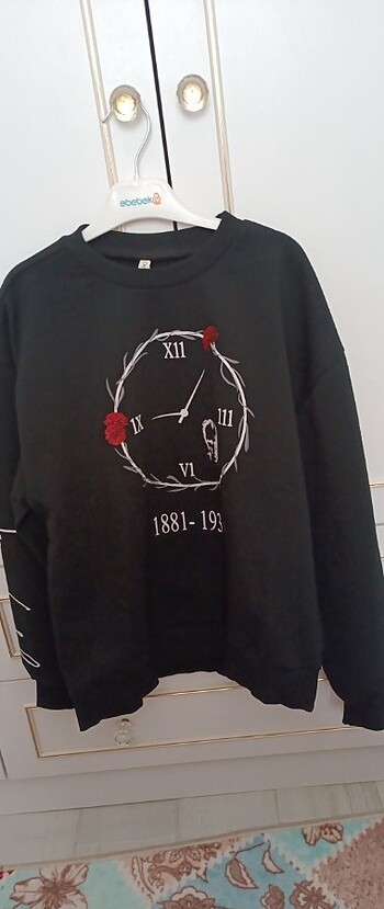 Atatürk baskılı sweatshirt 
