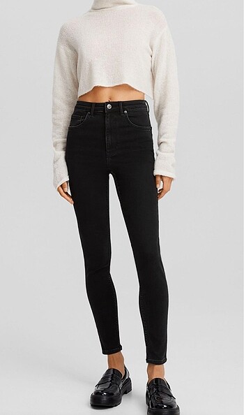 Bershka yüksek pantolon jean