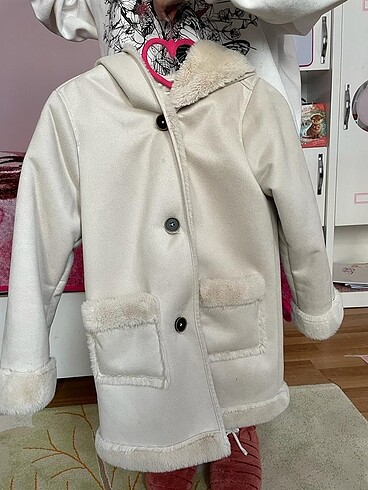 Mango Kids Süet Kaban