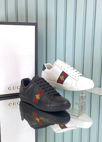 universal Beden beyaz Renk Gucci Sneakers ???? Hakiki Deri İthal Taban 36,37,38,39,40 41,4