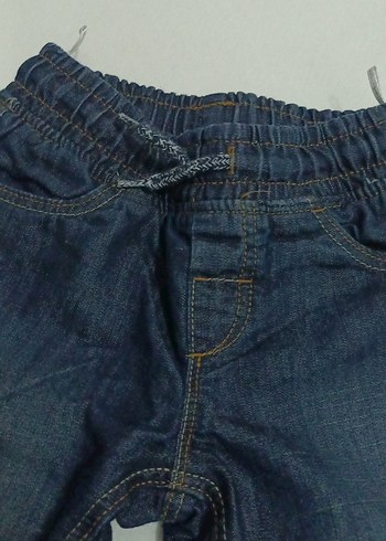 Erkek Çocuk Lacivert Bol Kesim Kot Pantolon - Görsel 3