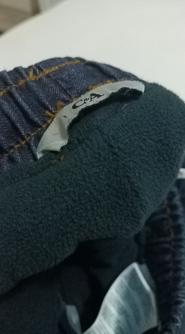 Erkek Çocuk Lacivert Bol Kesim Kot Pantolon - Görsel 4