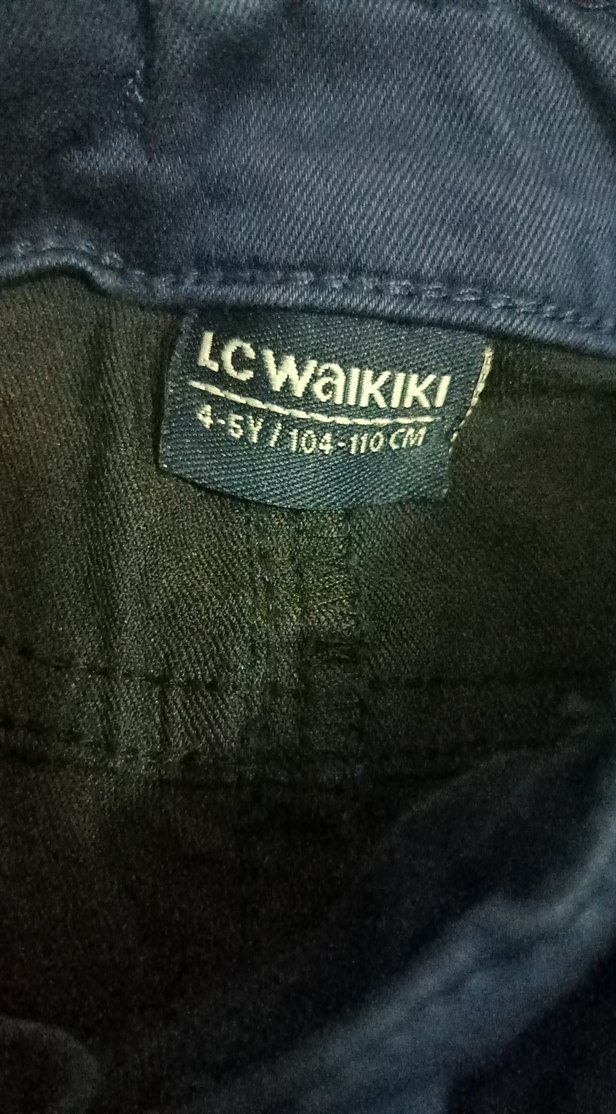 Erkek Çocuk Lacivert Denim Pantolon - Görsel 4