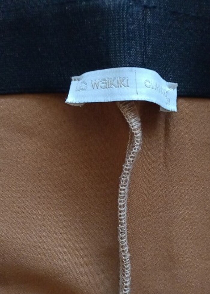 Süet pantalon - Görsel 3