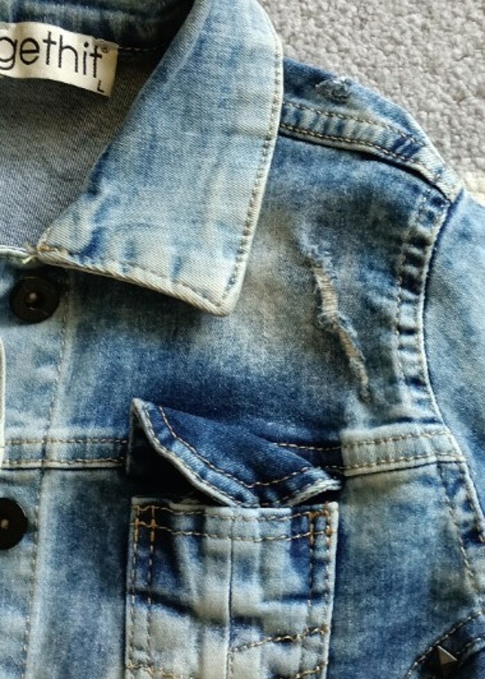 Jeans çeket  - Görsel 3