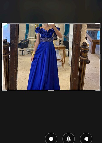 Abiye Gül detaylı abiye