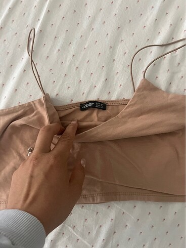 Bershka Askılı crop