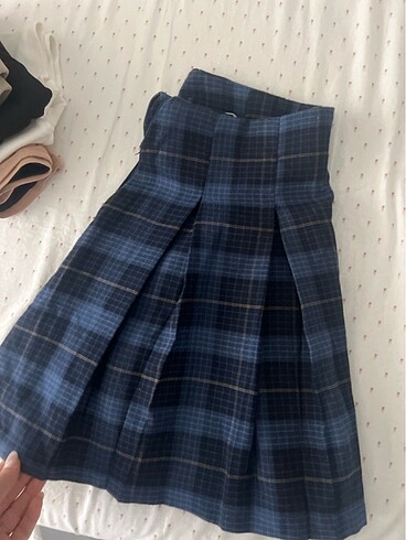 38 Beden Pileli mini etek