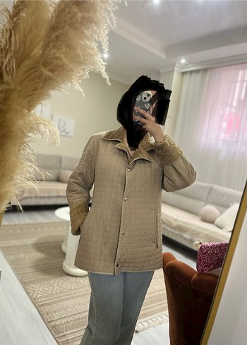 m Beden camel Renk Kadın kapitone Ceket
