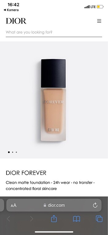 Dior foundation