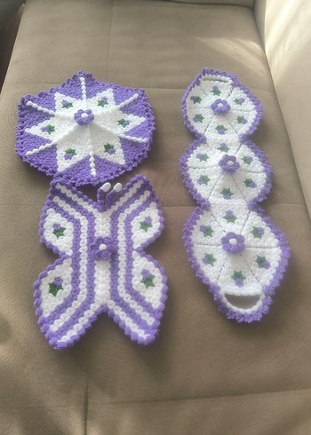 çeyizlik lif 3 lü takım - Görsel 2