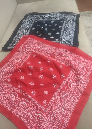 Kadın Çok Renkli Bandana Fular