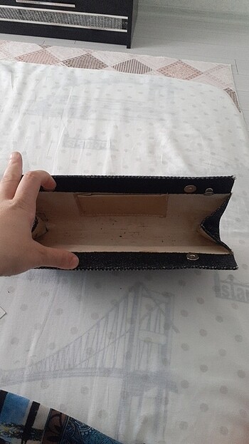  Beden siyah Renk Abiye çantası