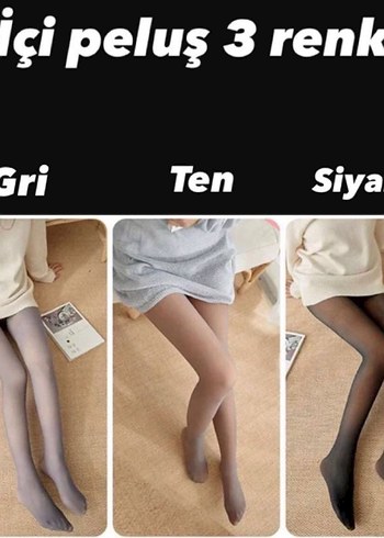 Siyah Kısa Hamile Taytı - Görsel 5