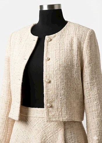 Bej Kadın takım elbise - Görsel 2