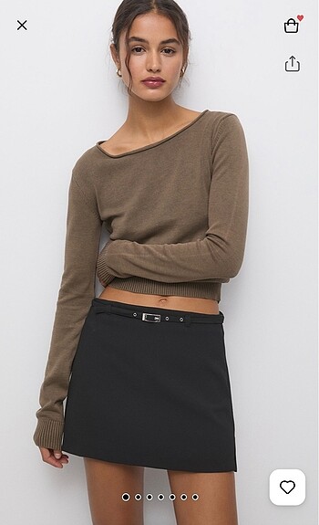 m Beden siyah Renk Pull and bear etek