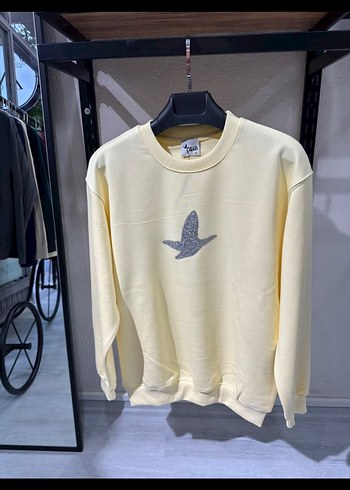 Kuş Baskılı Sweatshirt