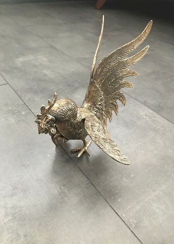 Diğer Altın Renkli Püsküllü Bohem Horoz Figürü