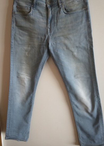 Erkek Açık Mavi Denim Regular Fit Jean  Pantolon - Görsel 2
