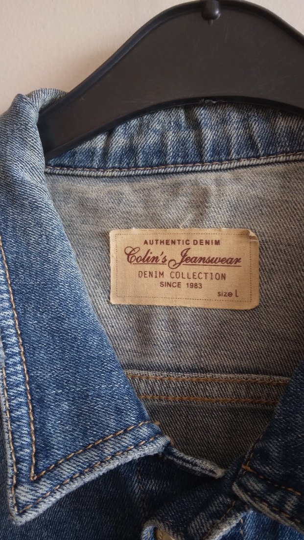 Düğmeli Mavi Kadın Kot Ceket - Görsel 2