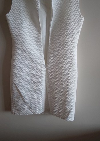 Balık sırtı desenli midi kalem Elbise - Görsel 8