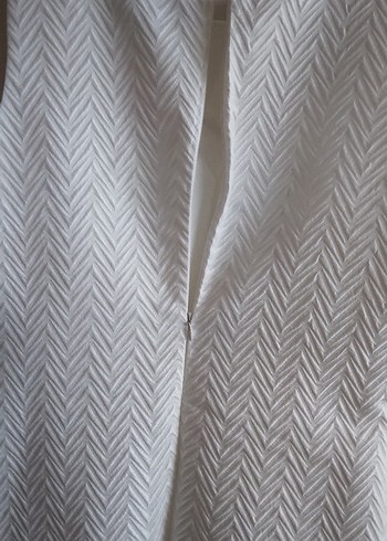 Balık sırtı desenli midi kalem Elbise - Görsel 7