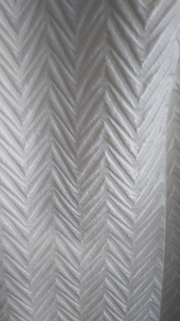 Balık sırtı desenli midi kalem Elbise - Görsel 3