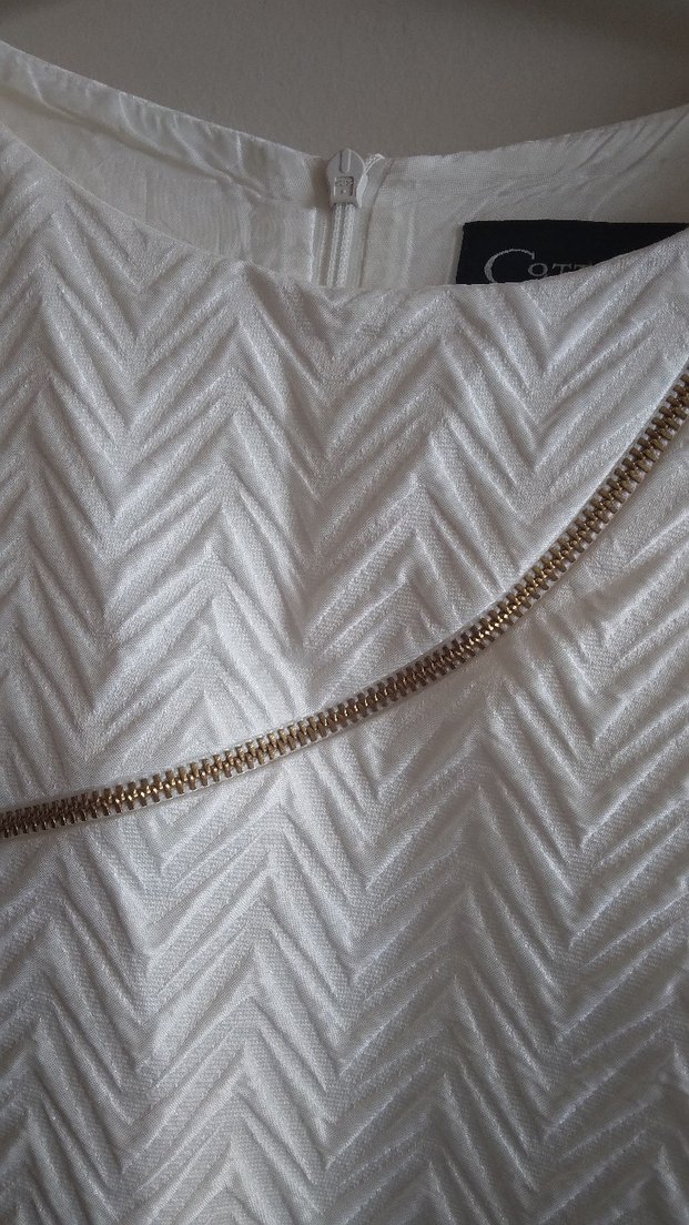 Balık sırtı desenli midi kalem Elbise - Görsel 4