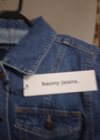 Yeni Etiketli Düğmeli Kısa Kollu Denim Kot Midi Elbise - Görsel 6