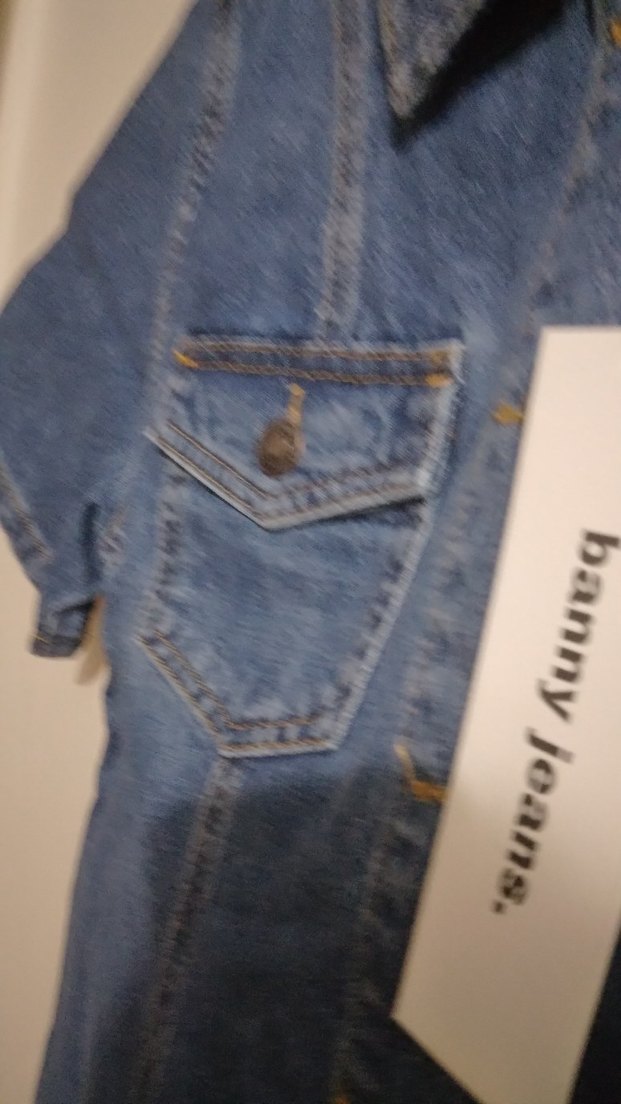 Yeni Etiketli Düğmeli Kısa Kollu Denim Kot Midi Elbise - Görsel 3