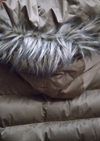 Kapitone Kadın Kışlık Uzun Kaban Mont - Görsel 3