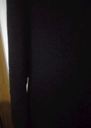 Kadın Siyah Peluş Yakalı Manto - Görsel 9