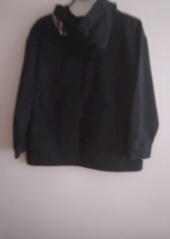 Siyah Kadın Sweatshirt, Kapisonlu , Uzun Kollu - Görsel 6