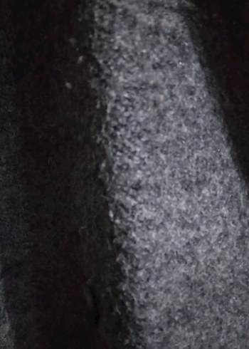 Gri Kaşe Yünlü Kadın Kaban - Görsel 10