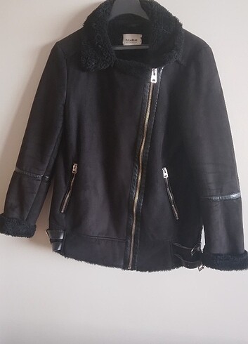 Pull and Bear KADIN KABAN DIŞI SÜET İÇİ KÜRKLÜ