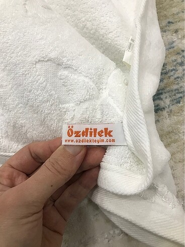  Beden beyaz Renk Özdilek kadife havlu
