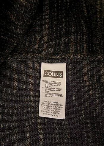 Düğmeli Gri Erkek Triko Hırka - Görsel 2