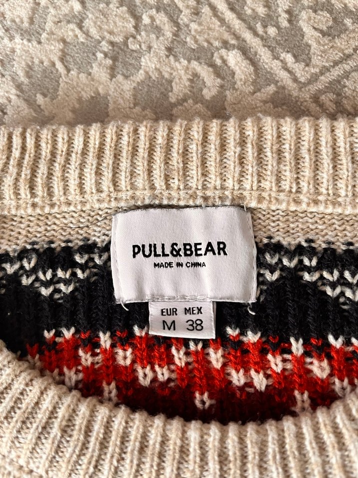 Desenli Erkek Triko Kazak - Görsel 3