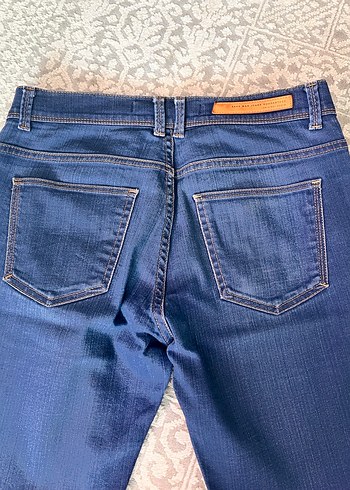 Erkek Normal Kesim Mavi Denim Jean - Görsel 4