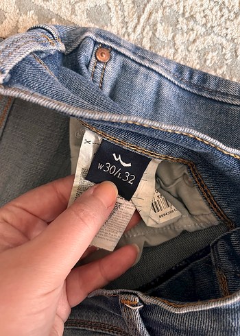 Erkek Mavi Denim Dar Kesim Jean - Görsel 5
